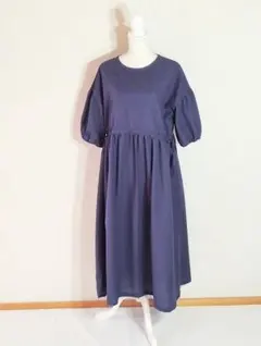 週末お値下げ！Sov. / ハーフスリーブギャザーワンピース - メルカリ