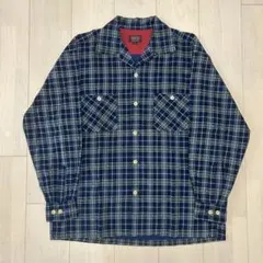50s 60s プリントコーデュロイ 長袖シャツ - メルカリ