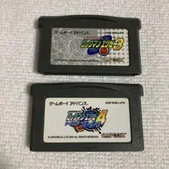 GBA ロックマンエグゼ3 ロックマンエグゼ4 セット売り