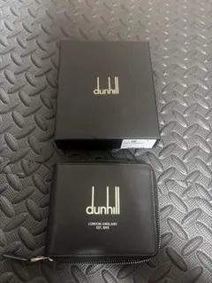 dunhill 二つ折り財布 ブラック