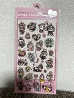 ラブブ 3Dぷくぷくシール