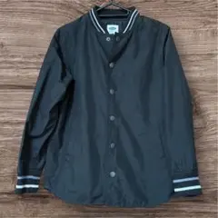 OLD NAVY ナイロンジャケット キッズL(10-12) 黒 スタジャン風