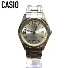 CASIO カシオ MTP-1181 シルバー デイト メンズ 腕時計