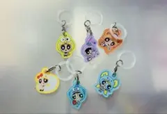 パワーパフガールズ アクリル　めじるしアクセサリー6個セット