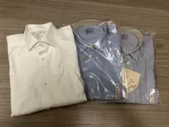 無印良品　シワになりにくい長袖シャツ