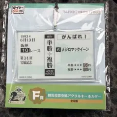 メジロマックイーン タイトーくじ 馬券