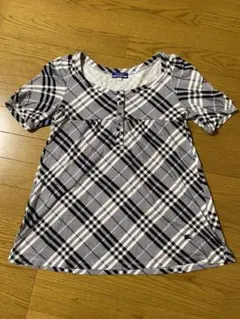 d*7様 Burberry Blue Label チェック柄 半袖 チュニック - メルカリ
