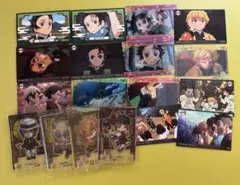 鬼滅の刃　カード、ステッカーなど18点