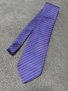 BVLGARI ブルガリ　ブルー×オレンジ　ネクタイ メンズ