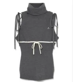 andmary Adele ribbon tank black - メルカリ