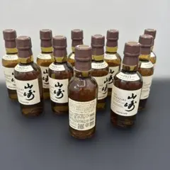 山崎 シングルモルトウイスキー 180mlミニボトル11本のサムネイル
