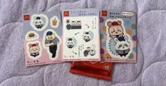 ちいかわ ハッピーセット シール モモンガ 古本屋 カニ マクドナルド