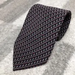Christian Dior 幾何学模様 ネクタイ シルク