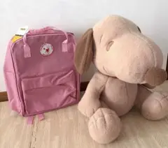 SNOOPY スーパーラージぬいぐるみ もこふわ　ブラウンver リュック