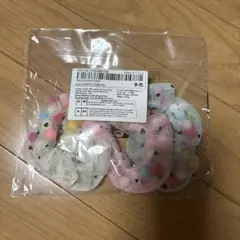 カラフルポンポン付きヘアゴム 3個セット