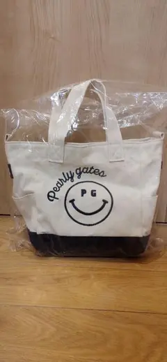 PEARLY GATES スマイリーフェイス ラウンドトートバッグ PG1989