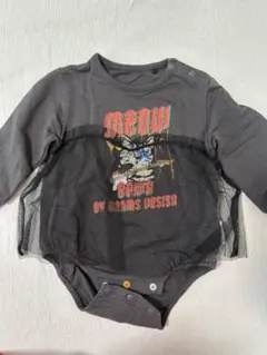 BOWA 猫デザイン ロンパース グレー