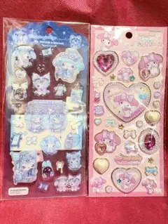 サンリオ キラキラジュエルシール マイメロ クロミ　ドロップジュエリー　正規品