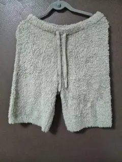 ジェラートピケオムもこもこハーフパンツグリーン