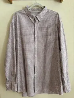 UNIQLO チェック柄 ボタンダウンシャツ Lサイズ