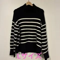 UNIQLO スフレヤーンハイネックセーター　Lサイズ