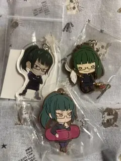 値下げ❗️おまけ付き、呪術廻戦    禪院真希  アクキー ラバストセット