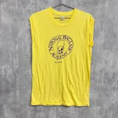 ★ 상태좋음 SCREEN STARS BEST 薄黄色 半袖 Tシャツ M 80s
