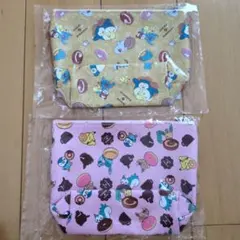 【新品未開封】ポケモン ピカチュウ ポーチ 2個セット ミスド コラボ