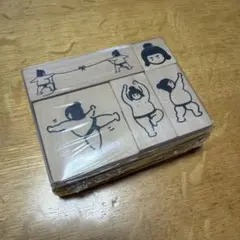相撲 木製スタンプ 5個セット