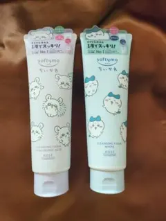 ２個セット　ソフティモ　ちいかわ　クレンジングフォーム ホワイト＆Wヒアルロン酸のサムネイル