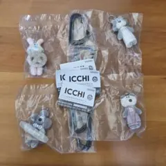 【全4種】ICCHI ファッションカラビナマスコットチャーム コンプリート
