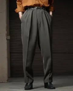 90s ドッカーズ 2タック ウーステッドウール スラックス ダブル W36