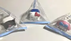 新品未開封　インテリアミニフィギュア　キティ　マイメロ　クロミ　寝そべり