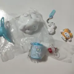 シナモロール カプセルトイ マスコット めじるしアクセサリー キーホルダー