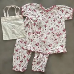 未使用品 マザウェイズいちご柄 パジャマ 上下セット150cmのサムネイル