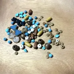 ビーズセット 多様な形状と色合い