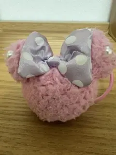 ミニーマウス ピンク ヘアゴム