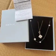 ANTEPRIMAキュービック ジルコニア フィオーリ スライドネックレス