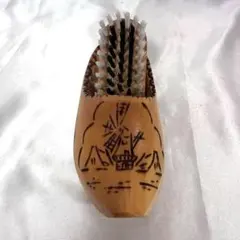 オランダ クローテン風 靴磨きブラシ インテリア 雑貨 木製靴