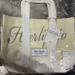Herlipto ハリプ トートバッグ yellow 新宿ルミネ2 即日発送可 - メルカリ