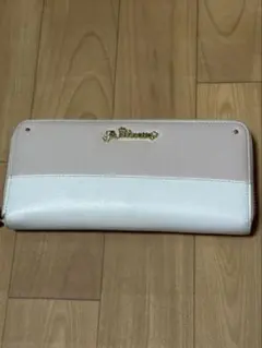 &chouette 長財布 ピンク×白のサムネイル