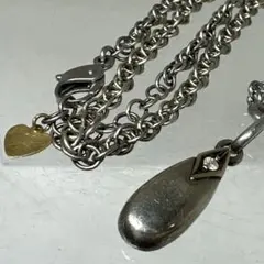 ジョージジェンセン 人魚 ネックレス ウノアエレ ハート ネックレス