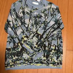 GU and beautiful people 長袖　グラフィックニット