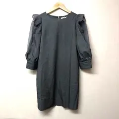 SNIDEL スナイデル フリル ワンピース チュニック シースルー シアー