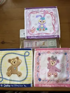 東京ディズニーシー　ダッフィーフレンズ　ミニタオル3枚セット