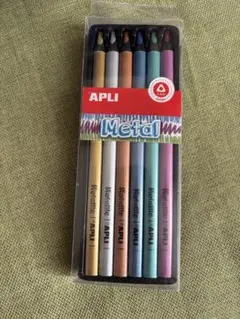 APLI Metal 色鉛筆 6本入り 海外