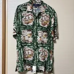 POLO SPORT アロハシャツ Sサイズ ハワイアンプリント