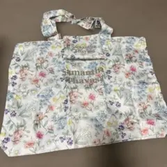 samantha thavasa 花柄エコバッグ