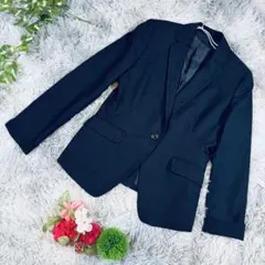 ✨TAKA-Q✨サイズL 黒 テーラードジャケット シングルボタン