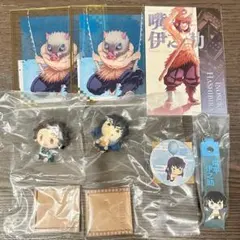 鬼滅の刃 嘴平伊之助 グッズまとめ売り クリア色紙 ちょこのっこフィギュア 等